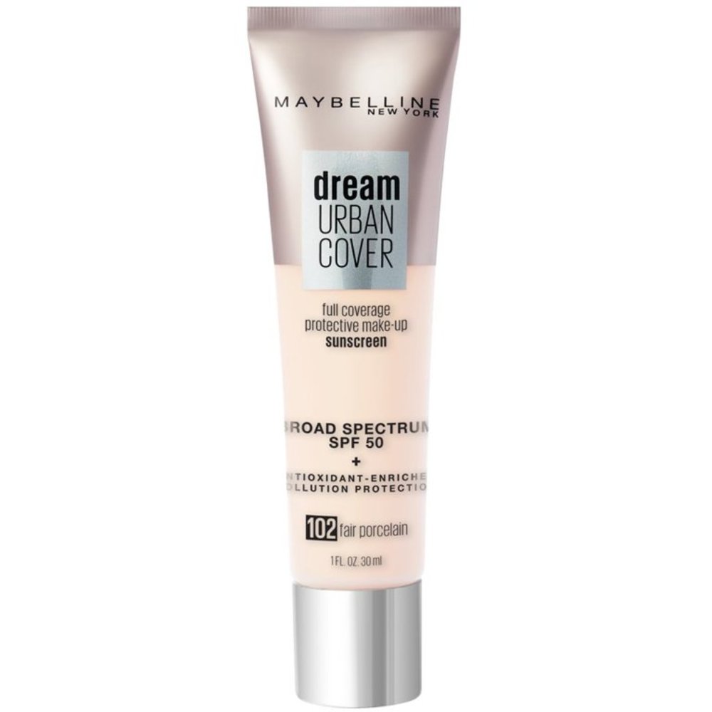 Maybelline Dream Urban Cover Coverage Foundation SPF 50, Fair Porcelain 2/$10